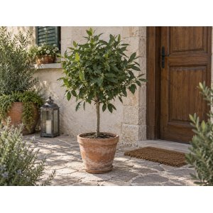 Vavrín pravý (Laurus nobilis) - bobkový list - výška 50-70 cm, kont. C2L - NA KMIENKU  